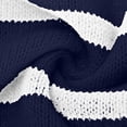 thumbnail image 6 of Womens Long Sleeve Fall Dresses Ladies New V-neck Long Sleeve Sweater Striped Loose Casual Knitted Dress,Blue,M, 6 of 6