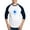 Blue/White, variant on - Evil Eye, Spiritual Symbol Of Protection, Greek Cu - Cotton Baseball Jersey, 3/4 Raglan Sleeve Shirt