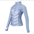 thumbnail image 3 of Chaqueta deportiva ligera, adelgazante y suave para mujer, para correr al aire libre, resistente al viento, con forro polar, cálida y que suaviza tu silueta, 3 of 5