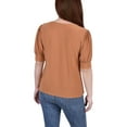 thumbnail image 3 of NY Collection Womens Petites Office Professional Blouse, 3 of 4