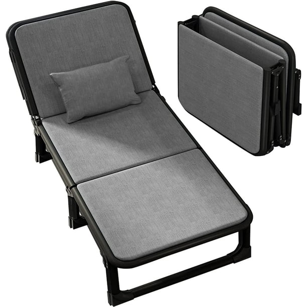 Docred 6Fold Sleeping Cots for Adults, Folding Chaise Lounge Chairs