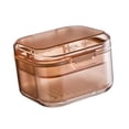 thumbnail image 4 of TISHITA Étui de Bain pour Dentiers Nettoyage et Drainage Étui de Protection Buccale Panier Passoire Rangement Rose, 4 of 8