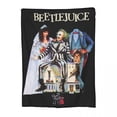 thumbnail image 3 of Beetlejuice-Horror-Movie Blanket Soft Warm Flannel Throw Blanket Cover for Bed Living room Picnic Travel Home Couch, 3 of 5