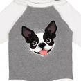 thumbnail image 4 of Inktastic Boston Terrier Dog Gift Boys or Girls Long Sleeve Baby Bodysuit, 4 of 5
