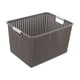 thumbnail image 5 of Matsuzay Caja de plástico duradera - Organizador de almacenamiento apilable para habitación o dormitorio Ahorre espacio cuando no esté en la Type1 NO1, 5 of 6