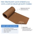 thumbnail image 2 of Parche de Lona para Planchar KING MOUNTAIN 7,5x152 cm Impermeable Marrón, 2 of 7