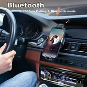 Alondy Single DIN Car Stereo with CD/DVD Player Bluetooth AM/FM Radio USB SD AUX