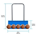 thumbnail image 5 of Lifetime Products 42 inch Wide Snow Pusher, Blue (60388), 5 of 15