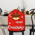 thumbnail image 6 of Lilixerw Christmas Chair Covers with Reindeer Print,Festival Stool Cover for Holiday Dining Decor,Soft Xmas Chair Cover,Easy to Clean,21.65x17.72Inch,Red, 6 of 6