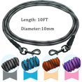 thumbnail image 4 of MayPaw 8FT/10FT Dog Tie Out/Check Cord, Heavy Duty Nylon Rope Training Leash 3/8-Inch Thick, Great for Strong Small Medium Large Dogs Indoor or Outdoor Walking, Camping, Hiking, Playing, 4 of 9