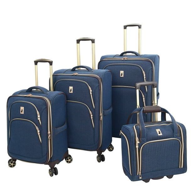 London Fog Yorkshire 4 Piece Set Navy Walmart