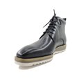 thumbnail image 3 of Carrucci Mens Black Burnished Lace-Up Boot, 3 of 5