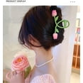 thumbnail image 6 of Daisy Hair Clip Claws Flower Hairpin For Women Shark Clip Headdress Makeup Bath Hair Accessories Fashion Sweet Flower Hair Clips For Women And Girls (B), 6 of 7