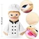 thumbnail image 4 of Marioneta de mano ZJoey Chef de peluche, 36 cm, imaginative Play, 4 of 6