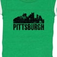 thumbnail image 4 of Inktastic Pittsburgh Skyline Grunge Boys or Girls Baby Bodysuit, 4 of 5