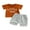Caramel, variant on Toddler Baby Boy Summer Clothes Letter Print Shorts Set 0 6 12 18 24 Months Outfits
