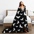 thumbnail image 6 of Gothic Bat Pattern Throw Blanket - Halloween Themed Horror Blanket, Christmas bat Blanket，Soft Flannel for Couch, Bed, Perfect Goth Decor (60" x 50"),Christmas Warm-Up Gifts., 6 of 7