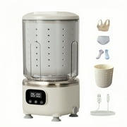 KYFIU Portable Mini Washing Machine, Underwear Washing Machine for Bra, Underwear, Socks, Rechargeable Washing Machine & Dryer Sets for Apartment, Dorm, Hotel, RV, Travel & Camping, Beige