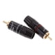 thumbnail image 2 of 2X Copper AV RCA Enchufe Cable de sonido Conector Chapado En Oro Loud, 2 of 7