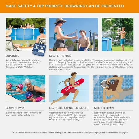 Intex - 10' x 30" Metal Frame Round Above Ground Swimming Pool with Pump - Blue