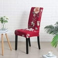 thumbnail image 2 of Nvzi Chair Covers for Dining Room 6 Pack Dining Kitchen Chair Cover Set of 6,Stretchable Parson Chair Covers Slipcover(6 Pack,Printed Flower Pattern), 2 of 4