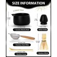 thumbnail image 2 of Set de matcha Jardin Tesoro 570 ml negro mate, 5 piezas, 2 of 8
