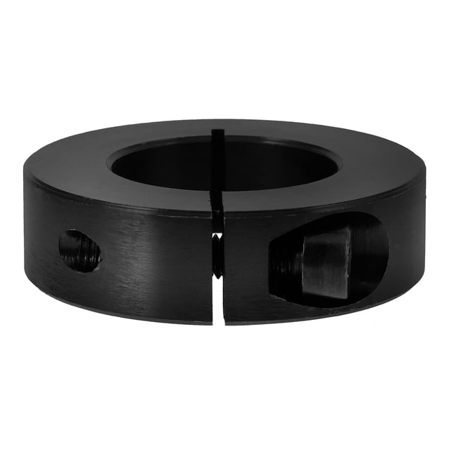FOMIYES Collar Para Eje De Acero Negro Con Fijación Segura Para Equipos Industriales Y Automotrices
