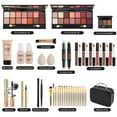 thumbnail image 5 of All in One Makeup Kit for Makeup Storage Bag,2X14 Colors Eyeshadow Palette Liquid Foundation Eyeliner Pencils Contouring Stick Lip Gloss 20Pcs Makeup Brushes For Women Girls Teens, 5 of 7