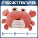thumbnail image 5 of Soporte de pañuelos para coche, organizador de caja de pañuelos, peluche rojo, 1 pieza, 5 of 6