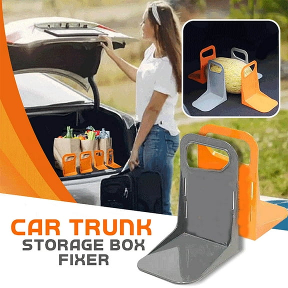 Premium Truck, Car Trunk Organizer Large Capacity Backseat Multicolor Portable Compact Car Trunk Storage Box Fixer Goods Fixer Clearance