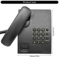 thumbnail image 3 of Landline Telephone Desktop Telephone Wall Mount Telephone Caller Telephone Front Desks Home Office Wall Mountable, 3 of 9