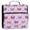 Bows and Heart Pattern, variant on Water-Resistant 3-Ring Binder Organizer with Multiple Pockets Zipper Binder Bag for Office Blue Bows Pattern