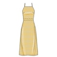 thumbnail image 3 of New Look Sewing Pattern Misses' Halter Dresses #N6666, 3 of 3