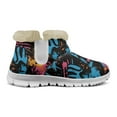 thumbnail image 6 of Psesaysky Graffiti Snow Boots for Women Girls Warm Slip-on Fashionable and Wear-Resistant Snow Boots, 6 of 7