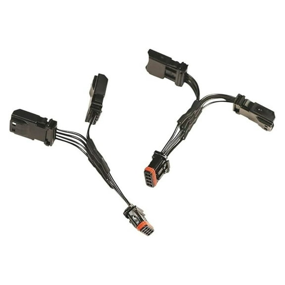 40095 Front End Lighting Y-Connector - Amber Turn Signal Splitter - Universal Fit for Motorcycle, ATV, Trailer & More - Easy Installation, Waterproof