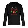 thumbnail image 3 of WXLWZYWL Merry Christmas Sweatshirt Men Holiday Printed Hooded Sweatshirt Long Sleeve Pocket Training Sweatshirts Hoodies, 3 of 5