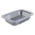 thumbnail image 1 of Coladores y coladores plegables para fregadero, cesta extensible de plástico para frutas y verduras, escurridor para cocina, 1 of 6