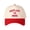 Red, variant on AIRPLANE MODE Letter Embroidered Color Block Trucker Hat Unisex Adjustable Cotton Breathable Fashion Cap for Travel Daily Wear