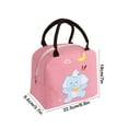 thumbnail image 3 of 100Fens Insulated Lunch Bags Bento Bags Cute Lunch Tote Bag Small Cooler Bags Waterproof Cartoon Lunch Box Bag for Work Picnic, 3 of 6