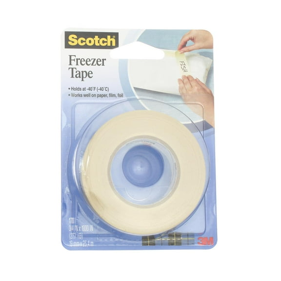 Scotch Freezer Tape, 0.75in X 1000in (3 Pack) (Bundle)