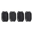 thumbnail image 1 of 4 piezas manija de la puerta Copa Scratch Protector película protectora repuestos Exterior patrón de carbono kusrkot Embellecedor de la manija del cuenco de la puerta, 1 of 8