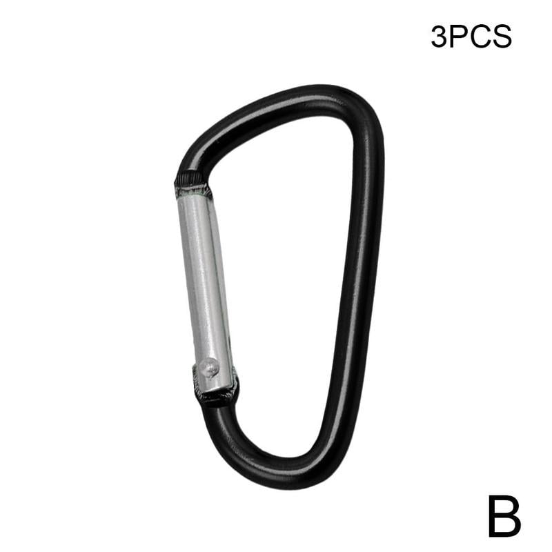 10Pcs Practical Sp Hanging Buckle Snap Clip Hook Keychain Carabiner, Base,  Easy To Use 10mm 