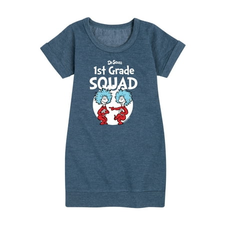 

Dr. Seuss - 1st Grade Squad - Youth Girls Fleece Dress