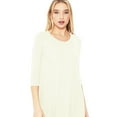thumbnail image 4 of Women's Relexed Fit 3/4 Sleeve Round Neck A-Line Long Dress, 4 of 4