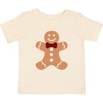 thumbnail image 3 of Inktastic Cute Gingerbread Man with Red Plaid Bowtie Boys or Girls Baby T-Shirt, 3 of 5