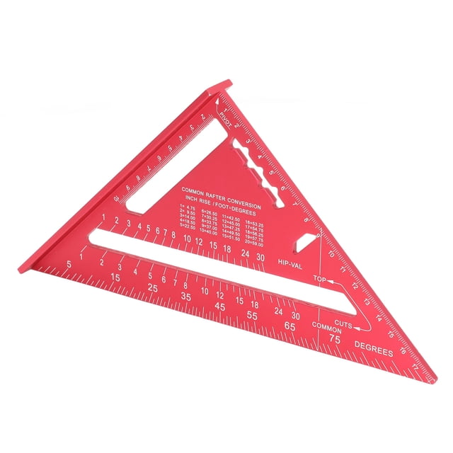 Triángulo de carpintería Jadeshay Aleación de aluminio 18,5 cm 26 cm