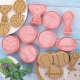 thumbnail image 5 of Pastry Mold 8Pcs/Set DIY Reusable Practical  Anti-deformed Biscuit Template, 5 of 5