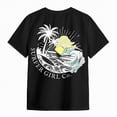 thumbnail image 5 of NOLDARES Girls Short Sleeve print T Shirts Athletic Crewneck Basic Tees for Kids(Black,5-6 Years), 5 of 6