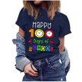 thumbnail image 1 of DEELLEEO Hauts pour Femmes Liquidation T-Shirt Multi-Couleur à Manches Courtes Imprimé Graphique, 1 of 6