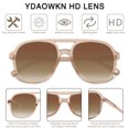 thumbnail image 6 of YDAOWKN Aviator Sunglasses for Womens Retro Trendy Sunglasses UV400 Protection, 6 of 6